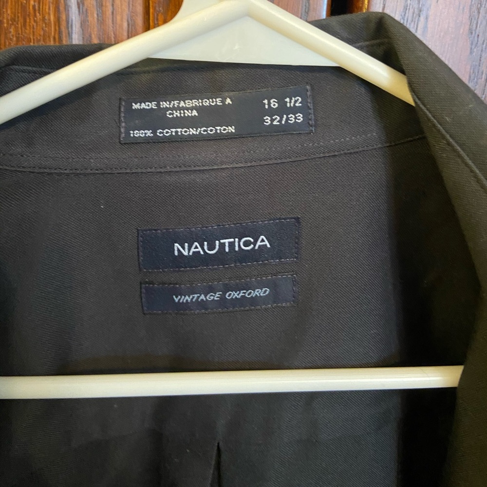 Black Nautica dress shirt